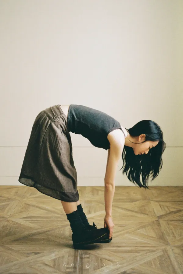 muse sleeveless [short] - charcoal