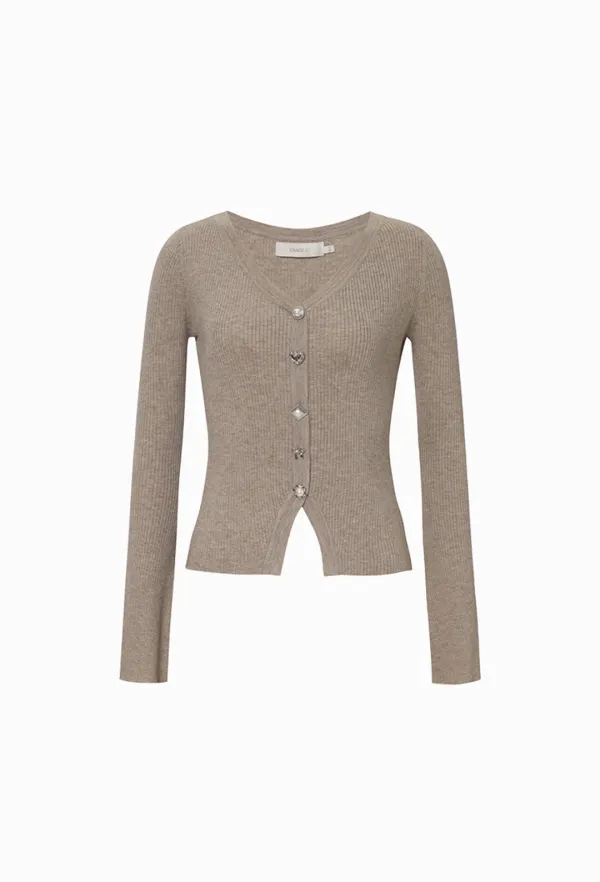 Jace Knit Top (Brown)