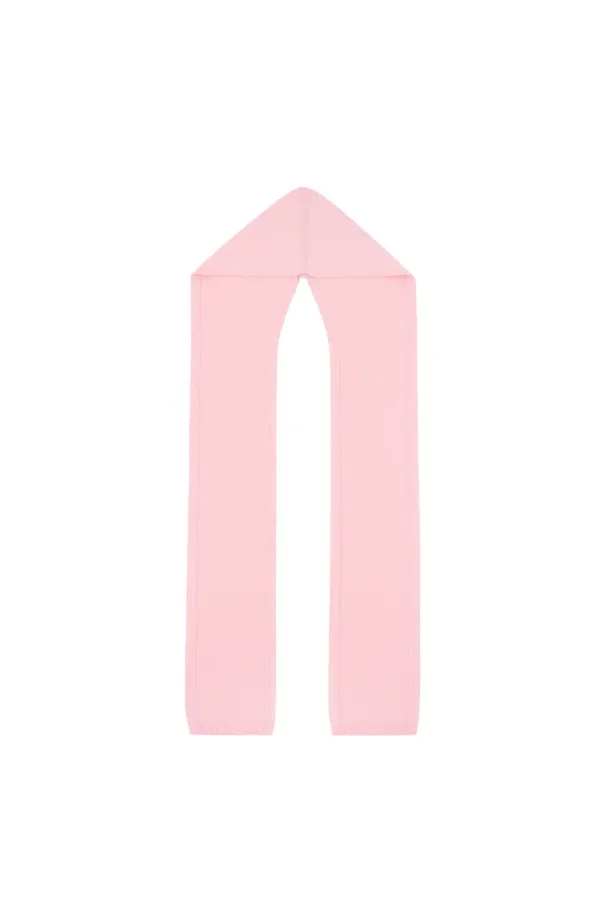 Piv\'vee Cashmere Hooded Muffler (bubble pink)