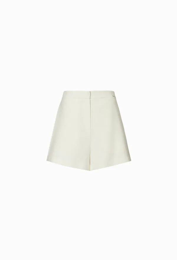 Bessie Wool Shorts (Ivory)