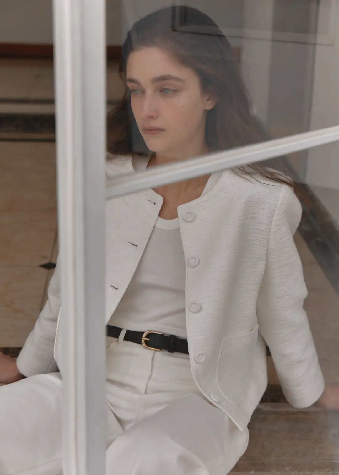 더라이 Classic Tweed Jacket(White) 상품 이미지 2