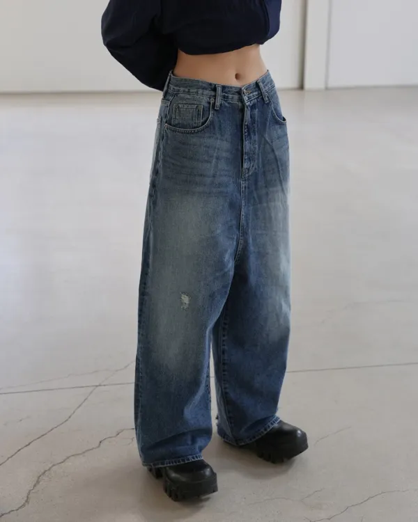 25FW low baggy jeans