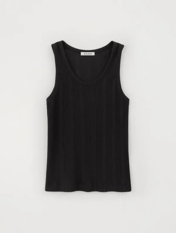 Jena Sleeveless Top (Blue)