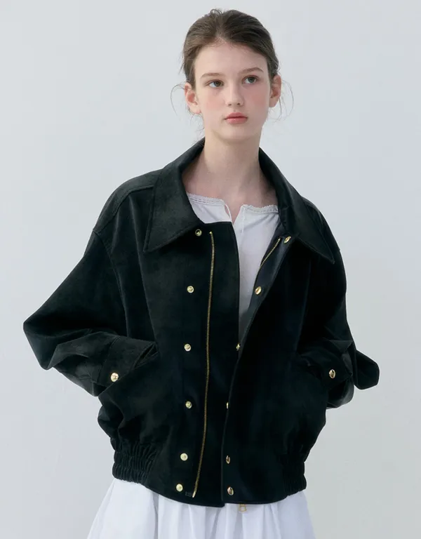 Leather Jumper (Black)