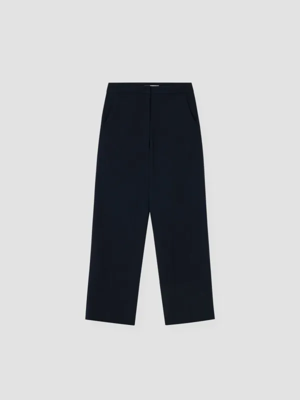 MONO WOOL STRAIGHT PANTS_NAVY_OE3C2MPL90NYA