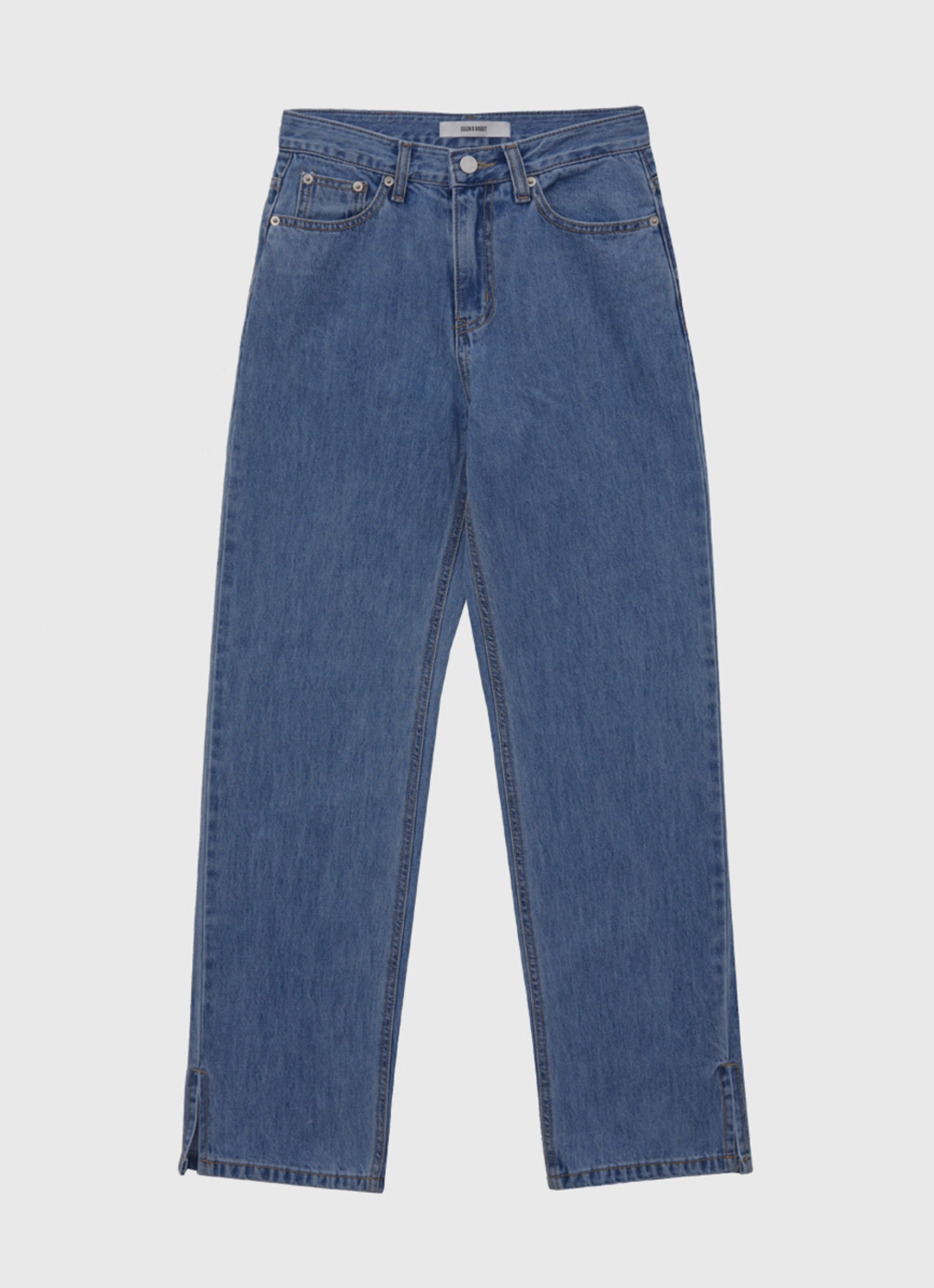 퀸스래빗 Summer Straight Fit Slit Denim Pants 상품 이미지 3