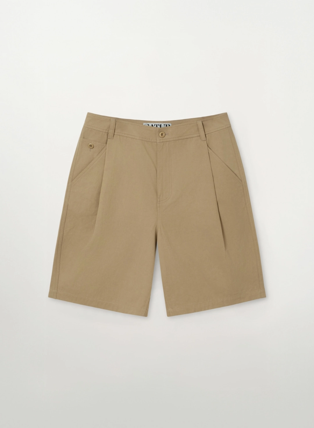 세터 [RIIZE\'s Pick] Pocket Cotton Chino Shorts - Beige 상품 이미지 1