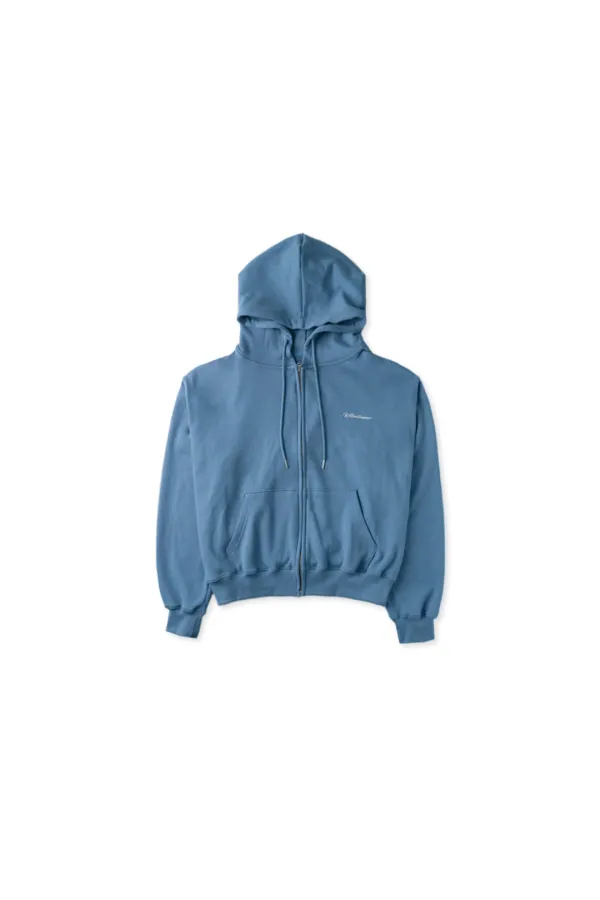 Essential logo hoodie_blue