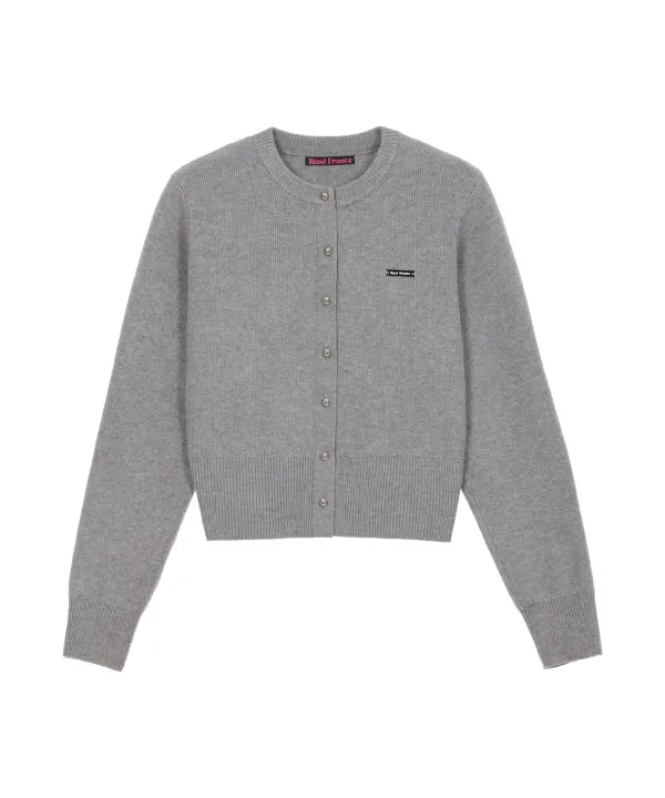 Nickel Round Cardigan [Gray]