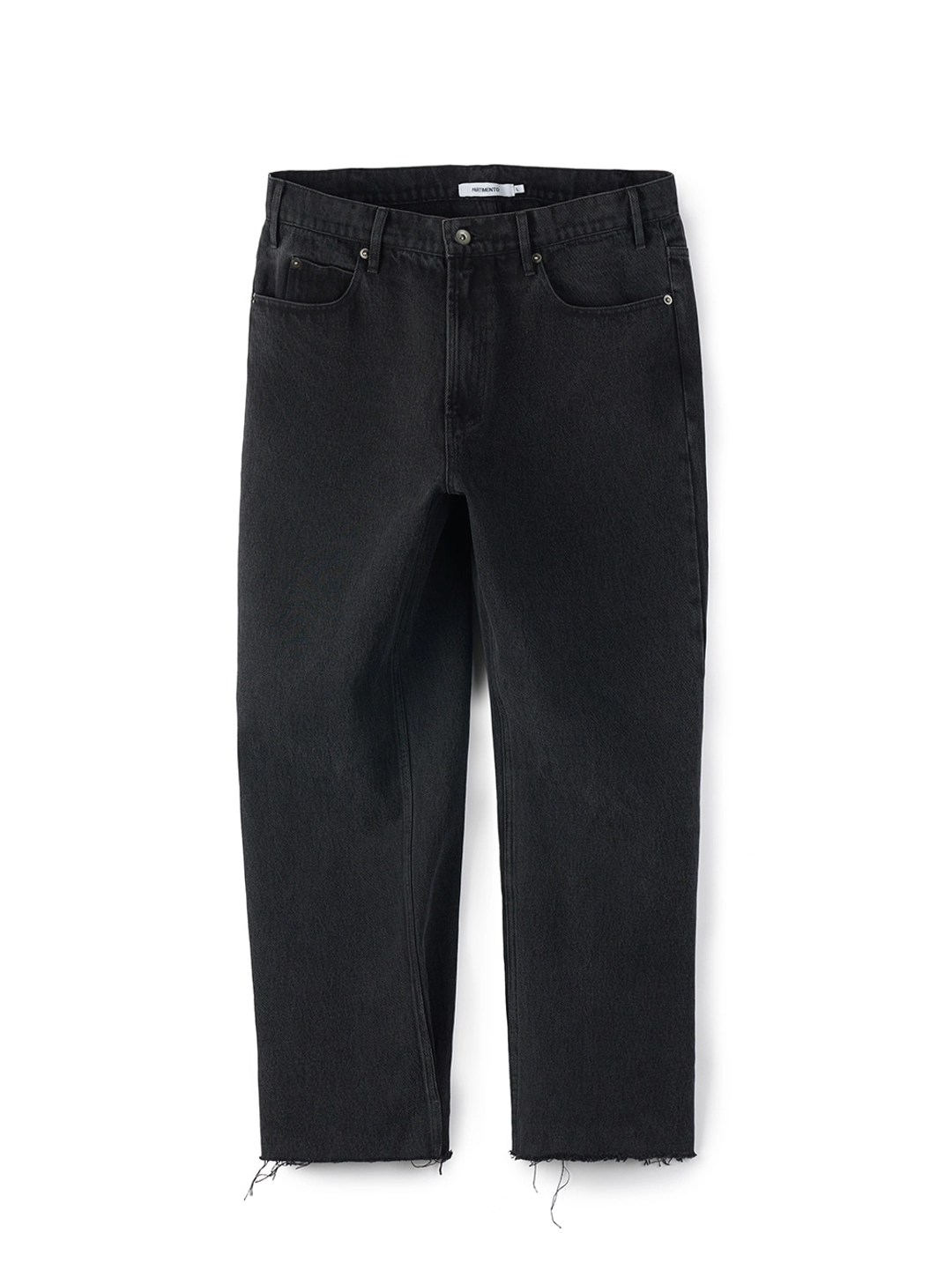 파르티멘토 Ankle Cut-off Denim Pants_Vintage Black 상품 이미지 3