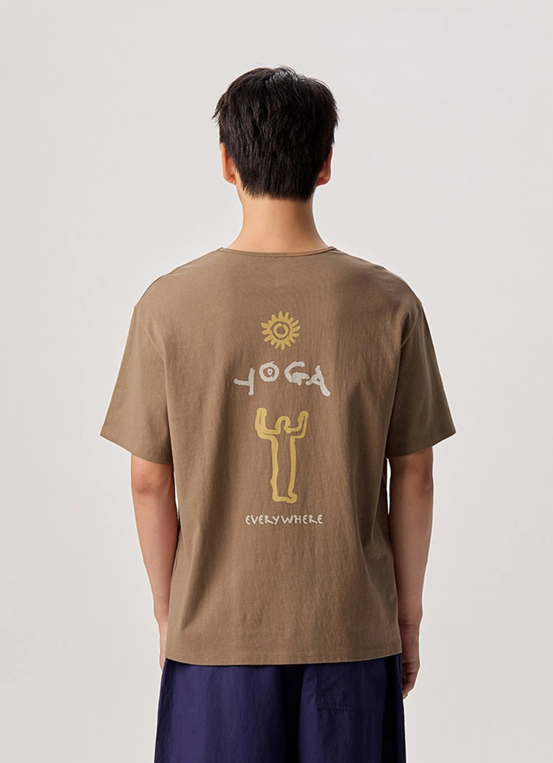 부디무드라 Surya drawing T (Unisex)_Brown 상품 이미지 2