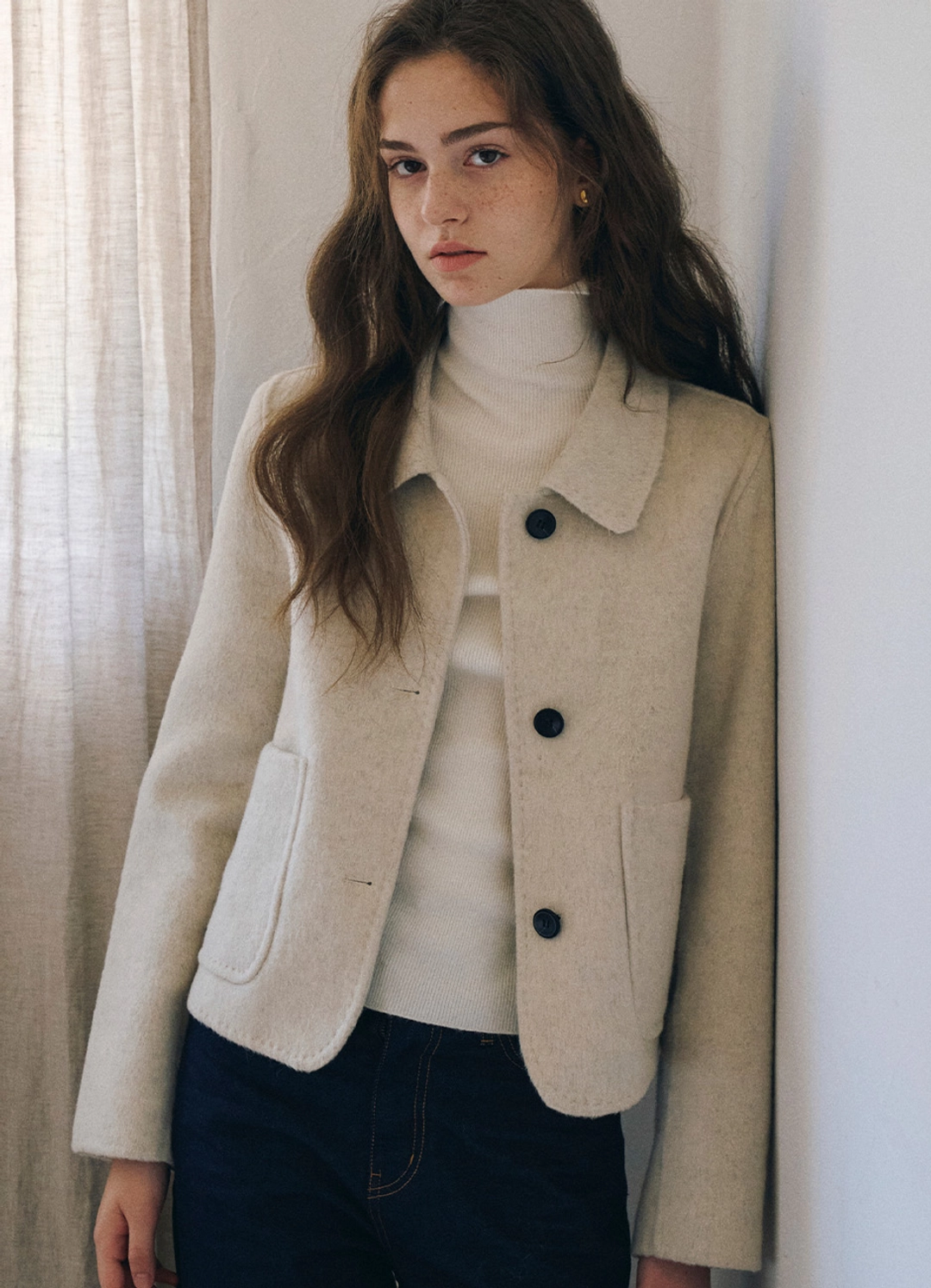 안젤로비안코 Fenn Handmade Coat (2color) 상품 이미지 2