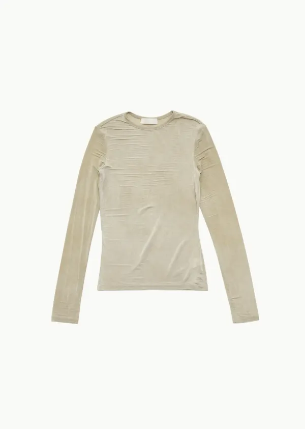 SHEER LONG SLEEVE T-SHIRT (4COLORS)