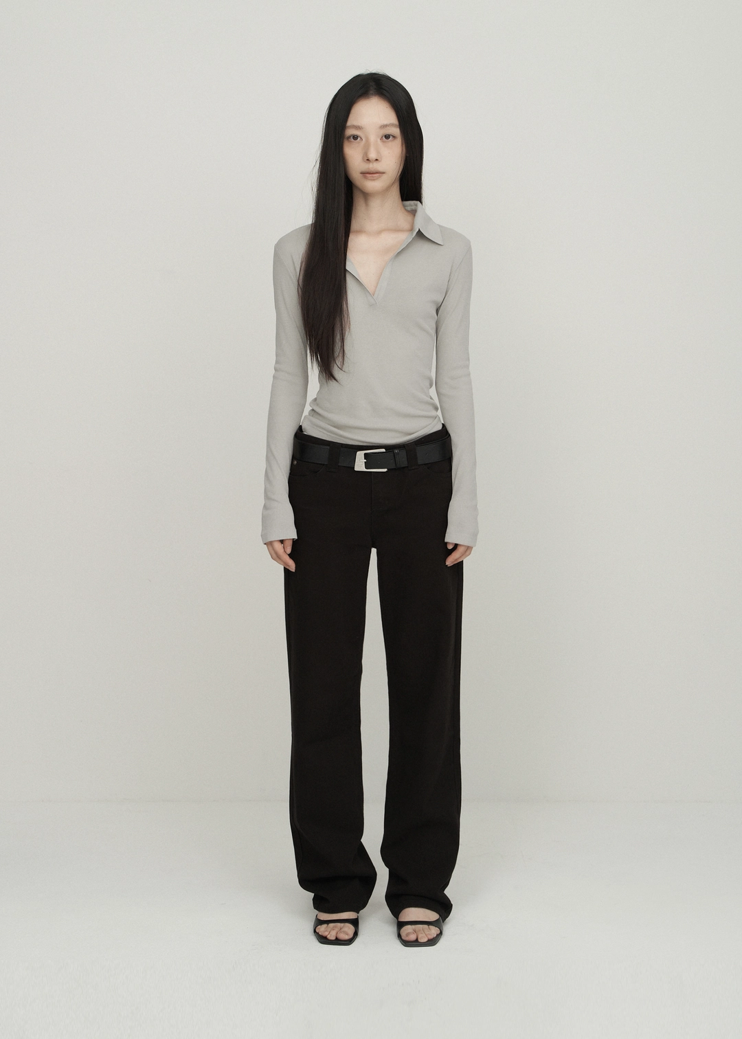 보헤미안서울 [2ND 10/30~ 발송] SHEER COLLAR LONG SLEEVE, BEIGE 상품 이미지 2