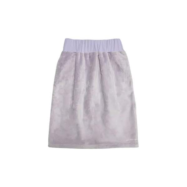25-004 FLEECE BOA SKIRT (LAVENDER GREY)