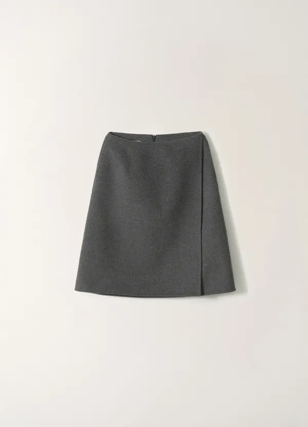 2ND / Fleur wool skirt (Dark gray)