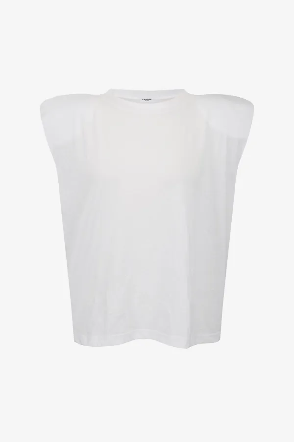 25SS b-wrinkle padded sleeveless top