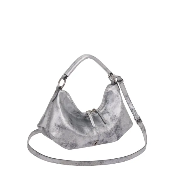 Halfmoon Attache Shoulder S (하프문 아타쉬 숄더 스몰) Vintage Silver