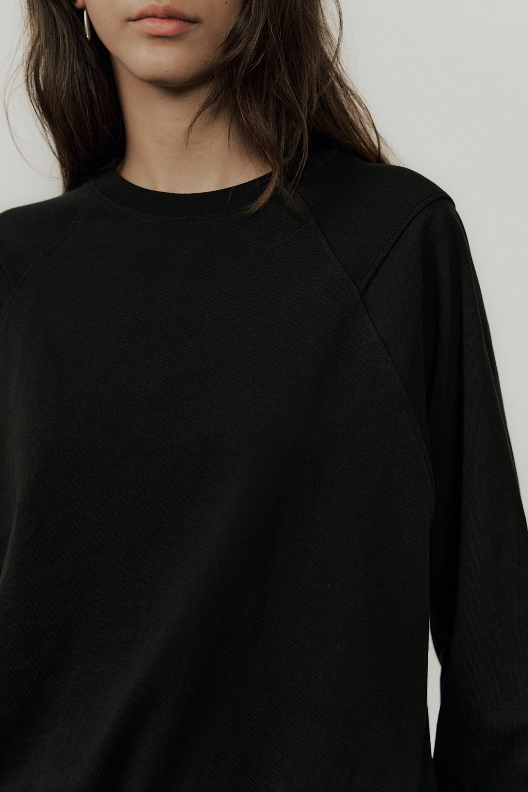 더릴 Raglan Boxy Tee_Black 상품 이미지 2