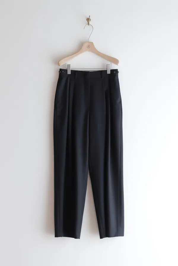 ALEX WOOL PANTS (BLACK)