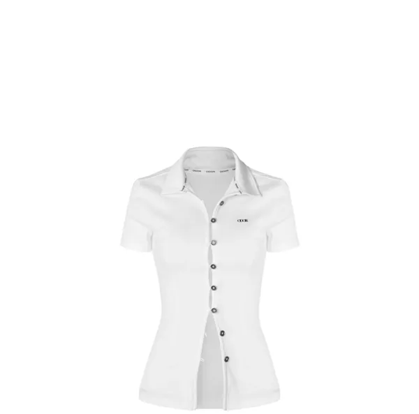 Slim collar tee