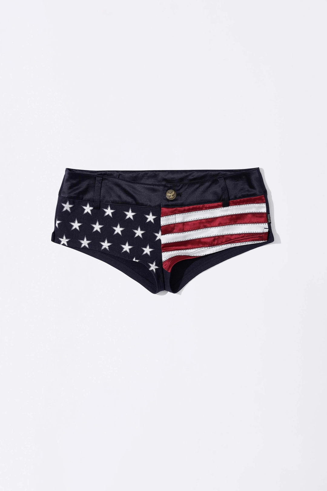 스컬프터 Flag Patchwork Micro Shorts USA 상품 이미지 1