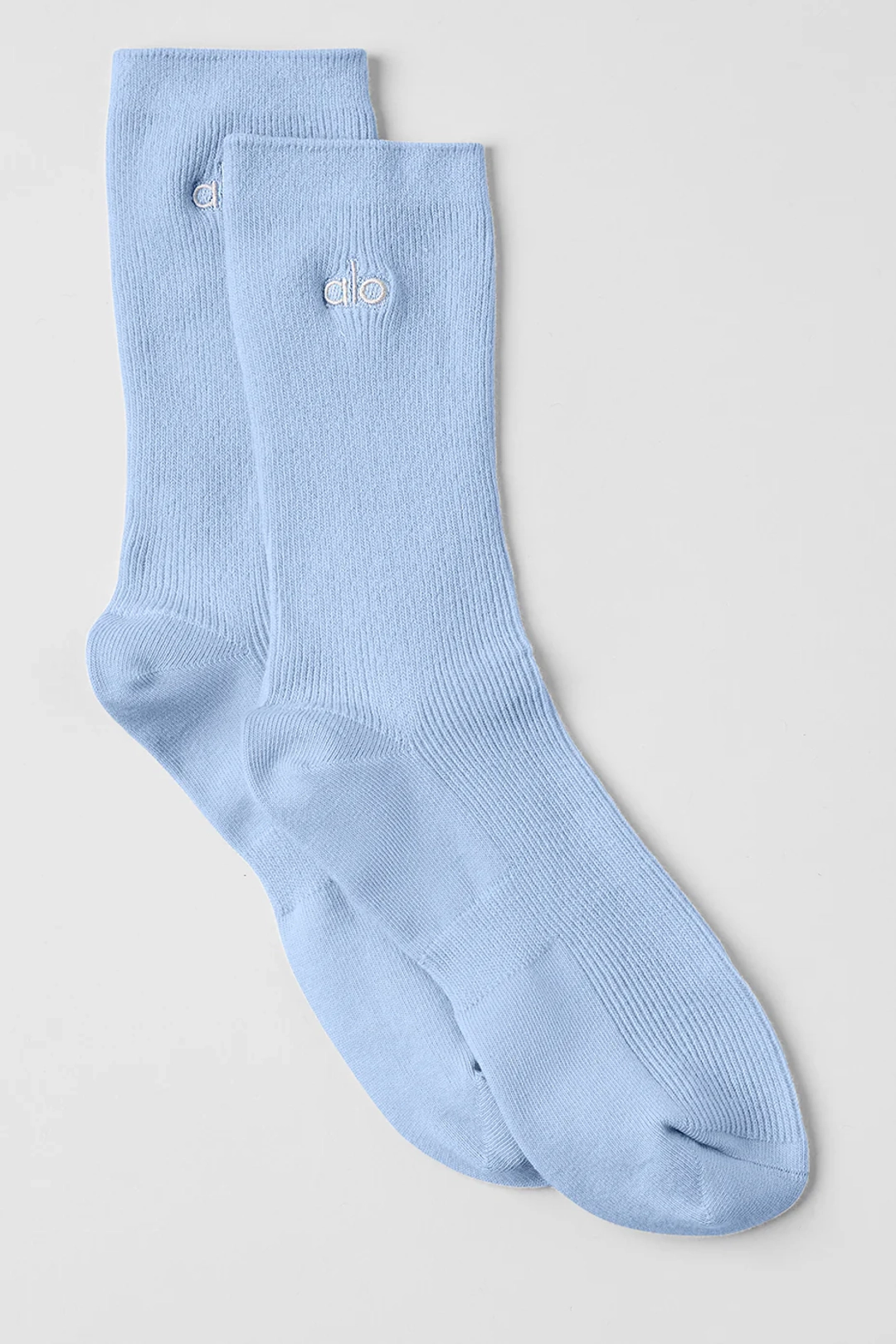 알로요가 Unisex Half-Crew Understated Sock - Seashell Blue 상품 이미지 1