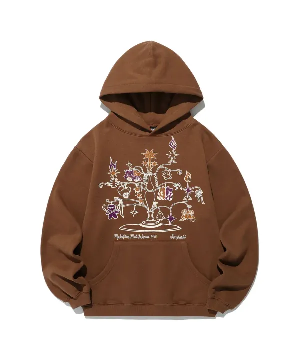 heaven sculpture hoodie[brown]