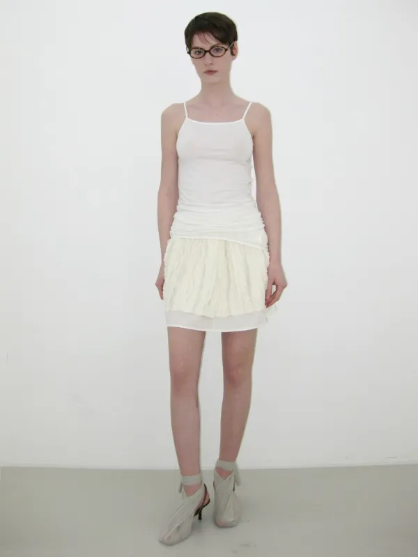 3 WAY LAYERED SLEEVELESS, WHITE