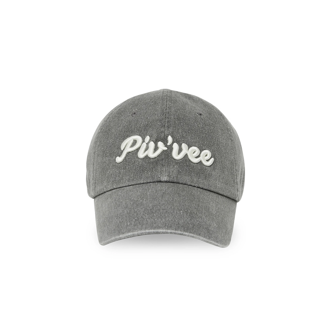 피브비 [3차] Logo Embroidered Ball Cap (fuzzy charcoal) 상품 이미지 2