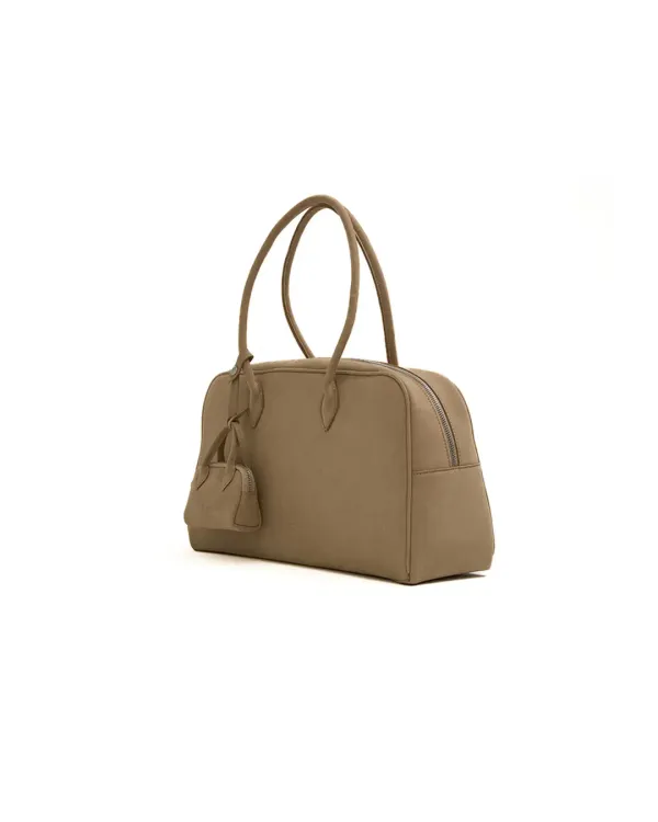 Suede Hug Bag [BEIGE]