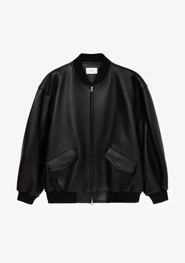 Lambskin Blouson in Black