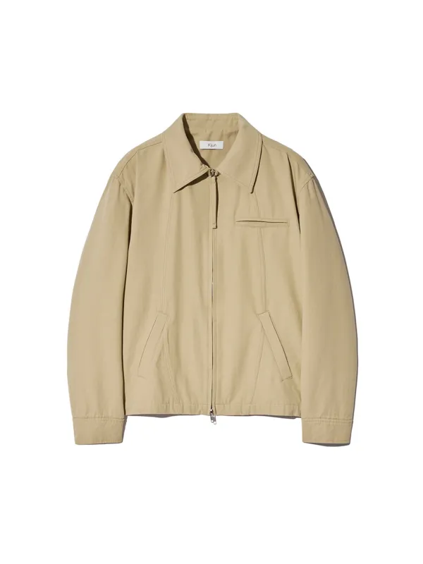 Orbit Patch Jacket Beige