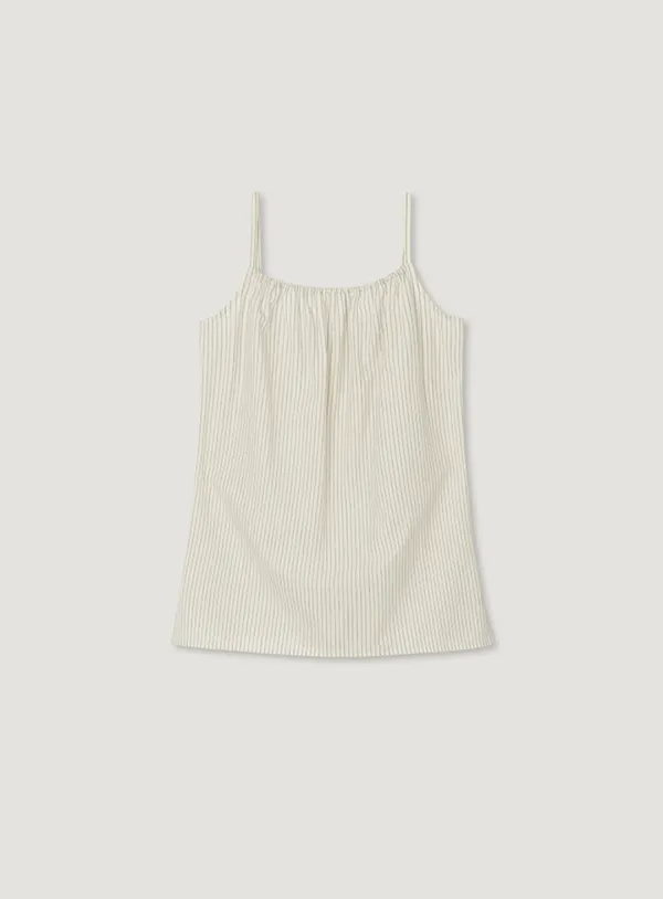 RIAN STRIPE SLEEVELESS_BEIGE