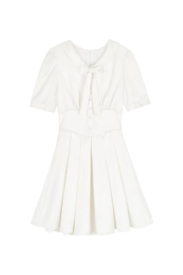 Ella lace satin dress