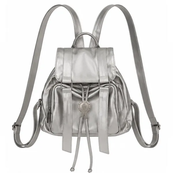 Mini school bag (Silver)