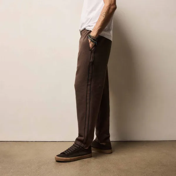 Cozy Sweat Pant With Piping - Porcupine