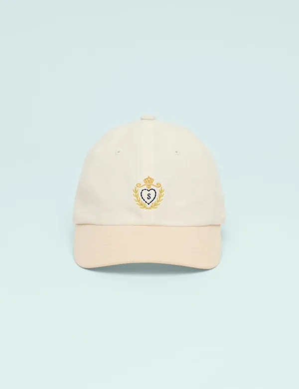 Symbol Linen Ball Cap (Ivory)