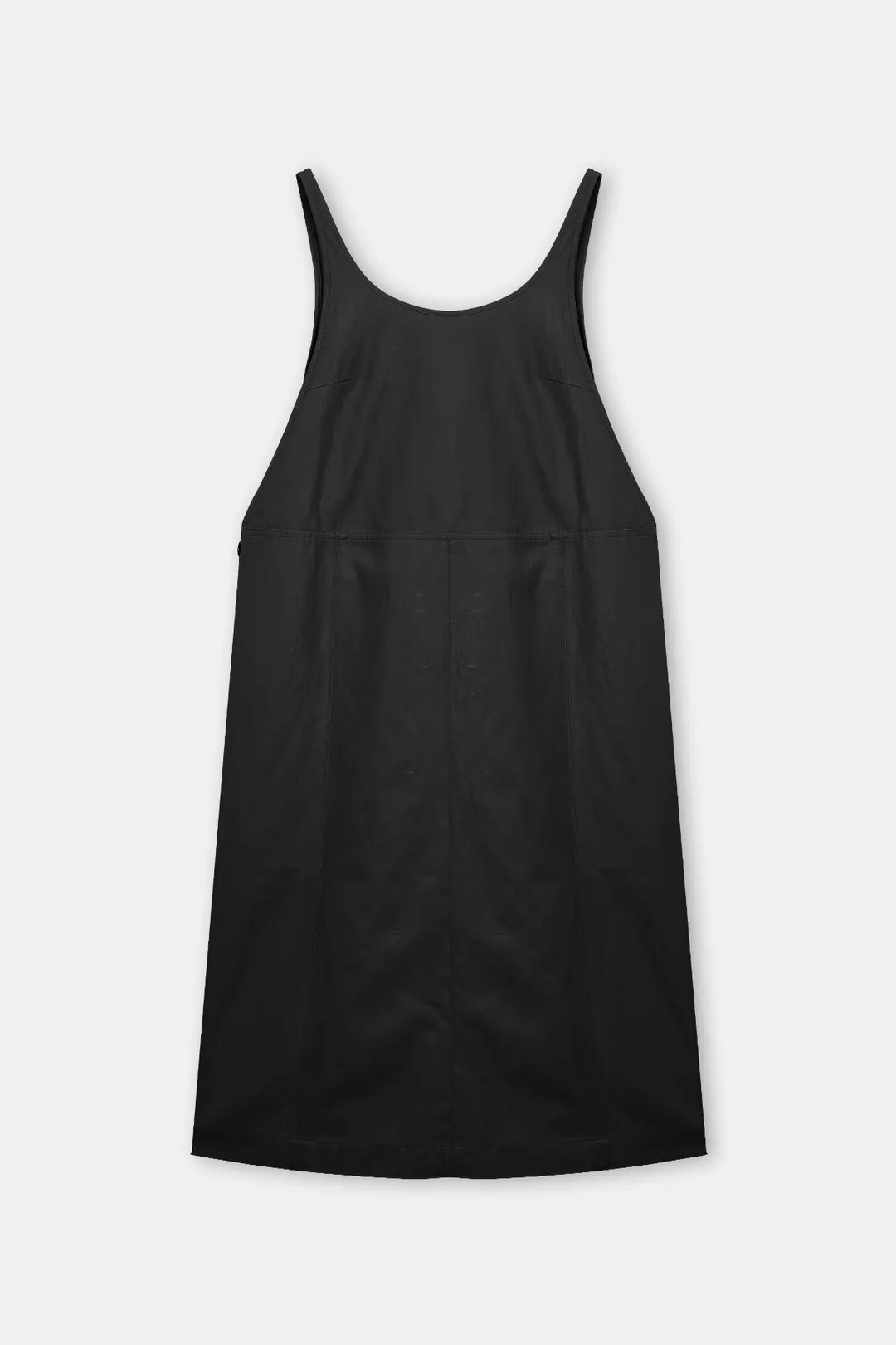 LEATHER SLEEVELESS DRESS