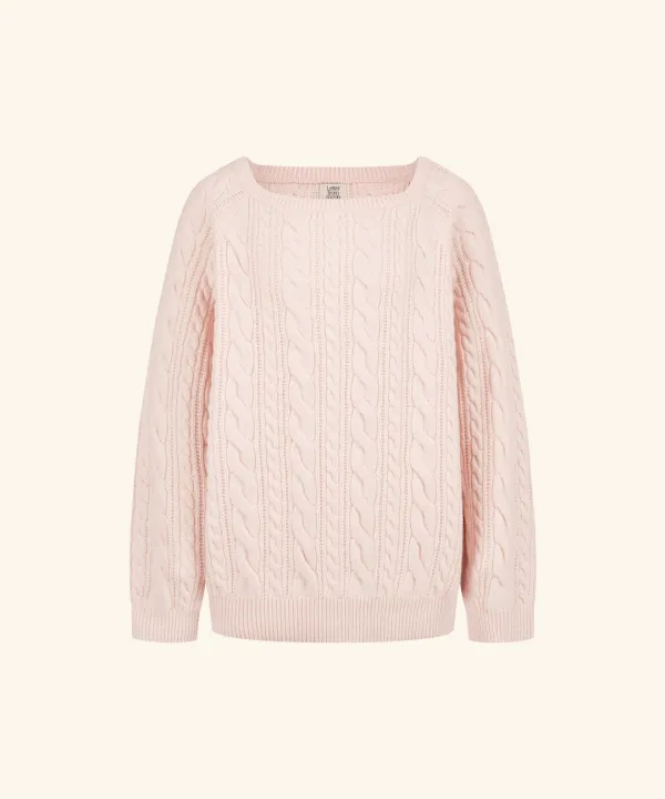 Dante Boatneck Wool Sweater ( Pink )