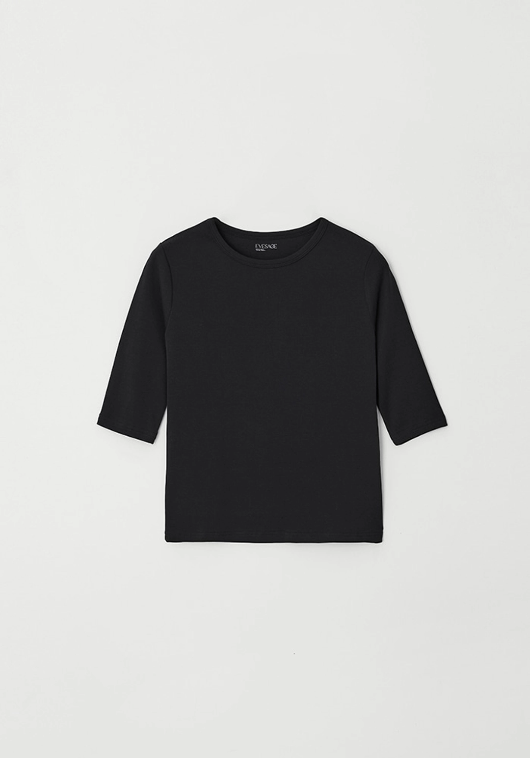 이브세이지 Regular span half tee (Black) 상품 이미지 1