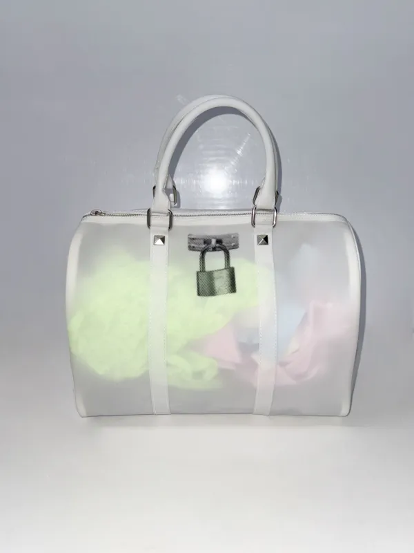 Jelly Boston Bag White