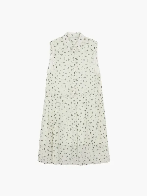 PRINTED PLEATS ONE-PIECE_beige