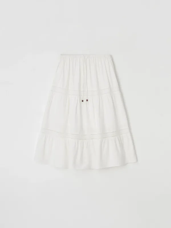 Bohemian Tierd Long Skirt