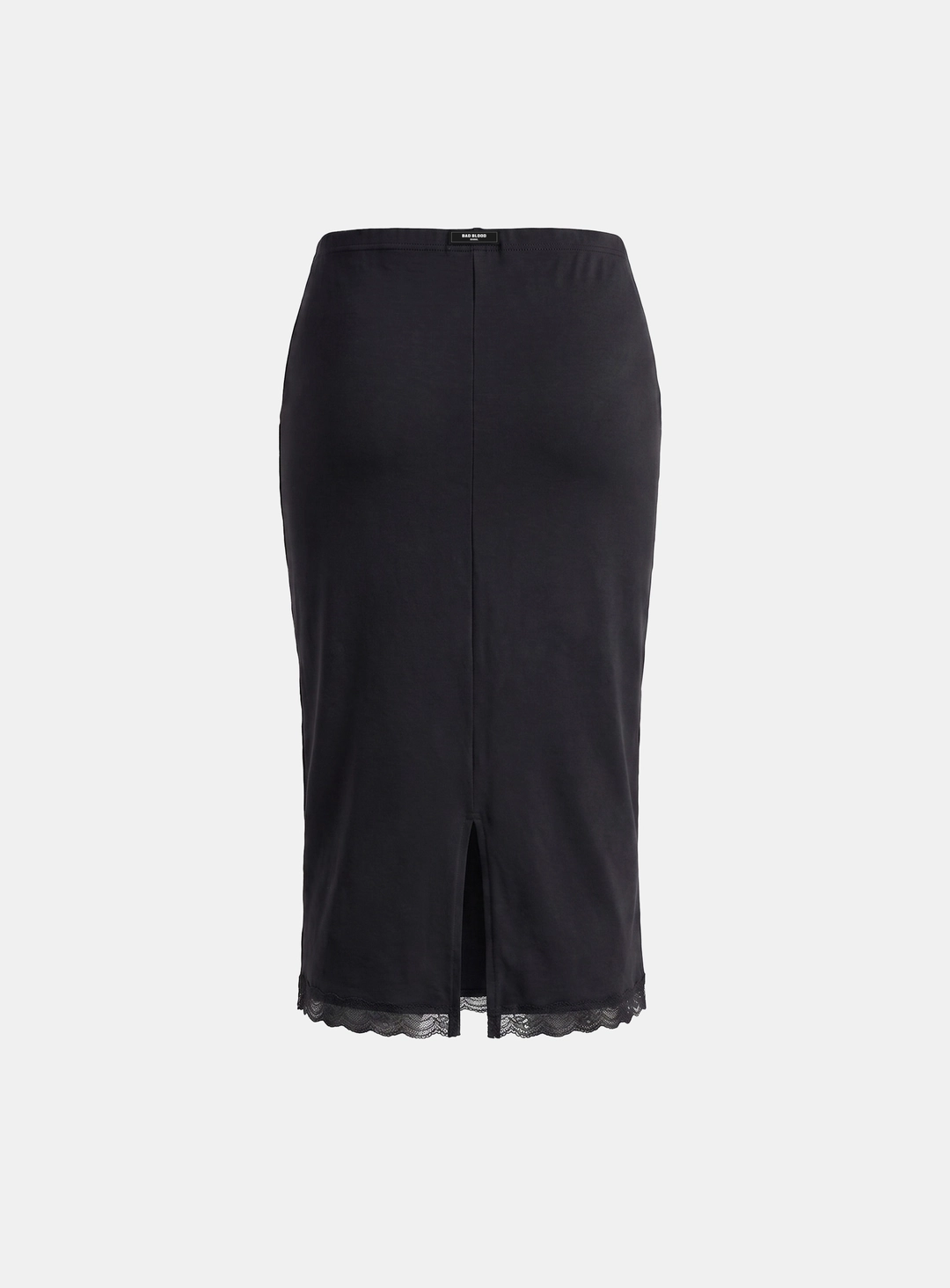 배드블러드 [w-skt26-022] Everyday Lace Midi Skirt - Black 상품 이미지 3