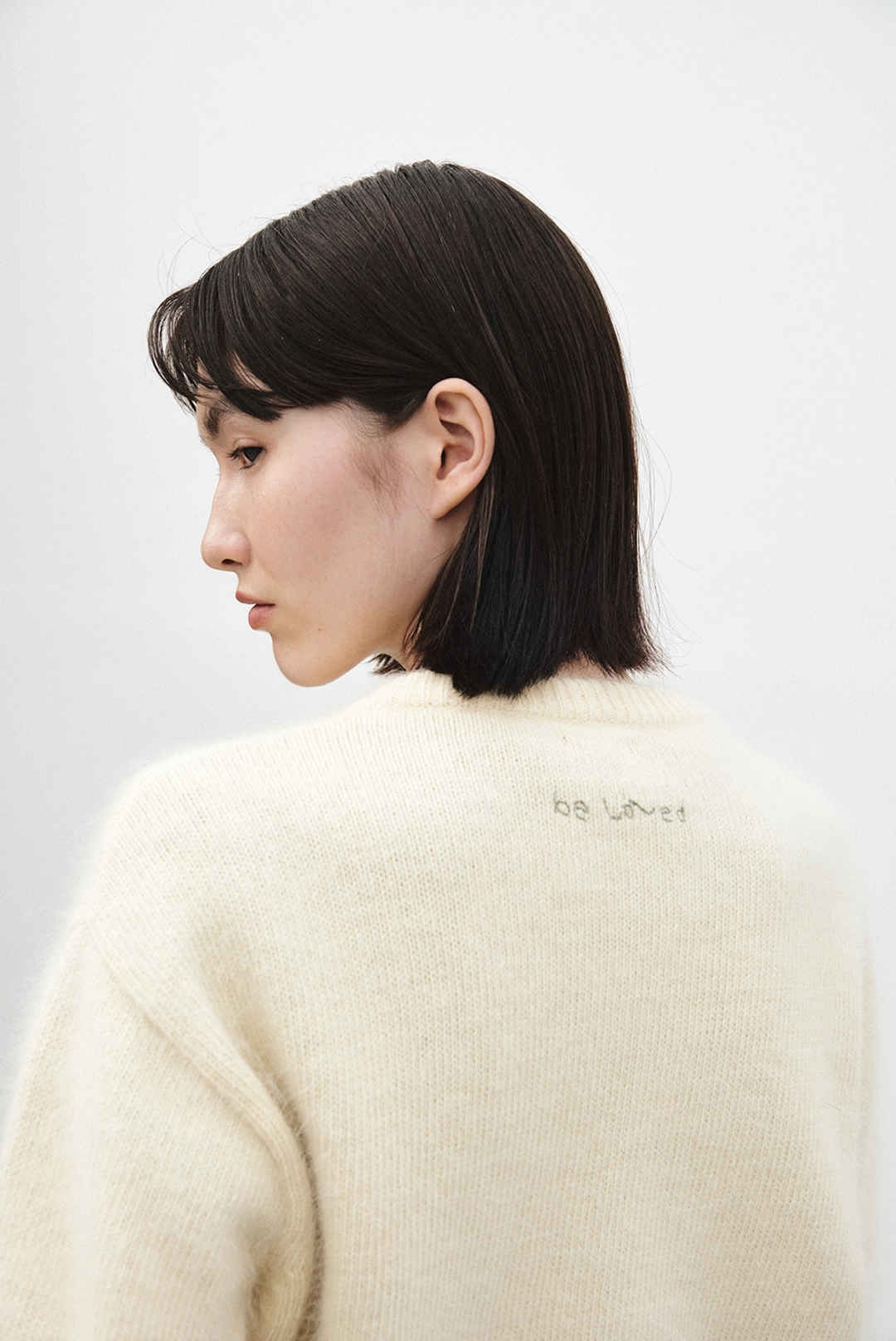브렌다 브렌든 angora round cardigan - cream 상품 이미지 2