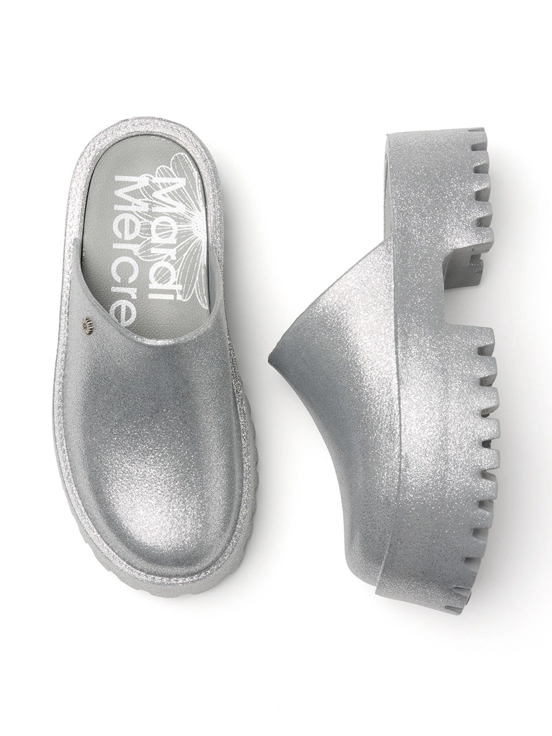 마르디 메크르디 FLOWER RIVET PLATFORM MULE_SILVER 상품 이미지 1
