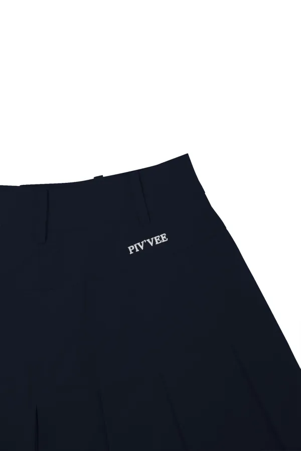 [3차] Pleated Culotte Pants (ocean navy)