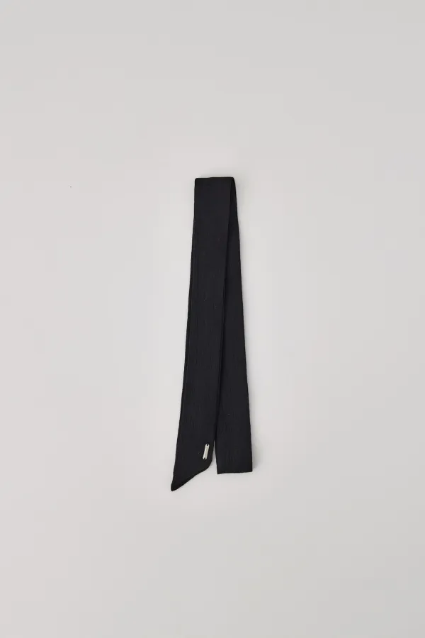 T/T Sleek tie scarf (black)