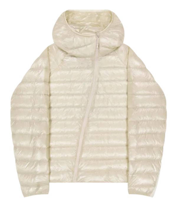 Light Down Hooded Jacket / Light Yellow - OJOS